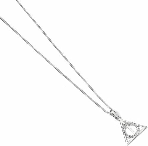 Harry Potter Sterling Silver Deathly Necklace