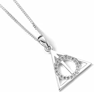 Harry Potter Sterling Silver Deathly Necklace