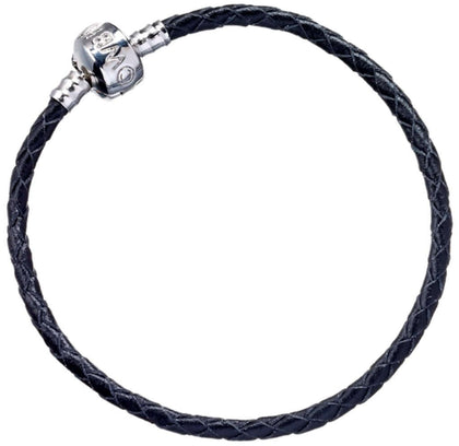 Harry Potter - Black Leather Bracelet for Slider Charms