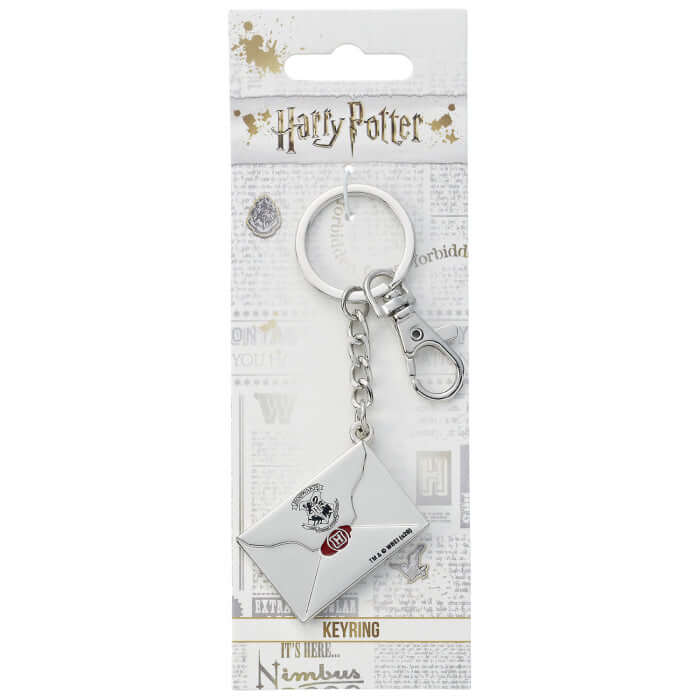 HP Hogwarts Acceptance Letter Key Ring