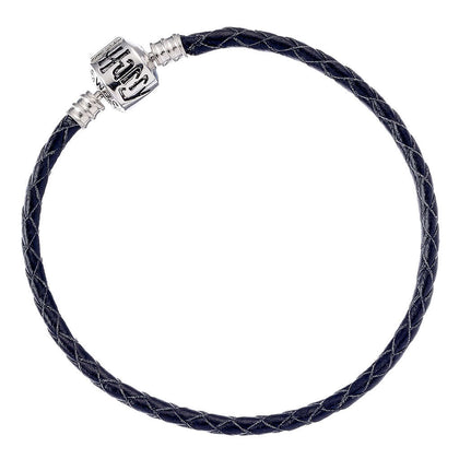Harry Potter - Black Leather Bracelet for Slider Charms