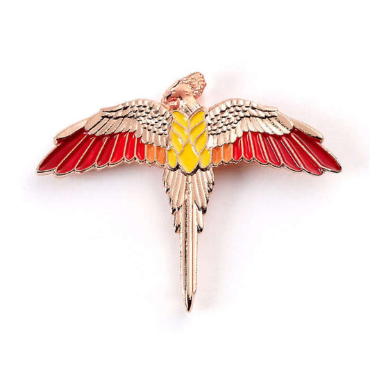 Hp rose Gold Plated Fawkes Pinbadge