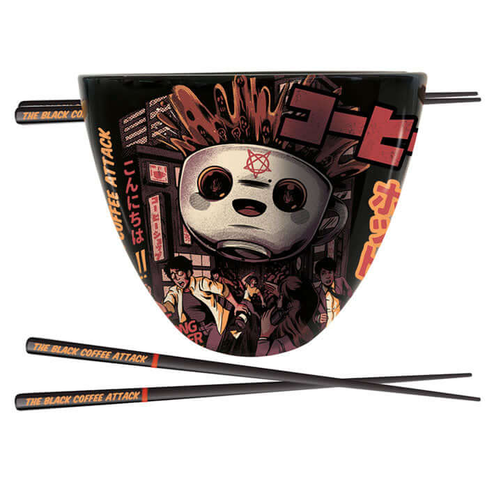 ILUSTRATA COFFEE ATTACK RAMEN BOWL SET