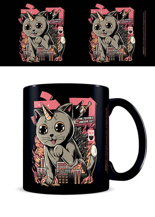 ILUSTRATA (CATZILLA) BLACK POD MUG