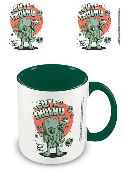 Illustrata (Cutethulhu) Green Inner Mug