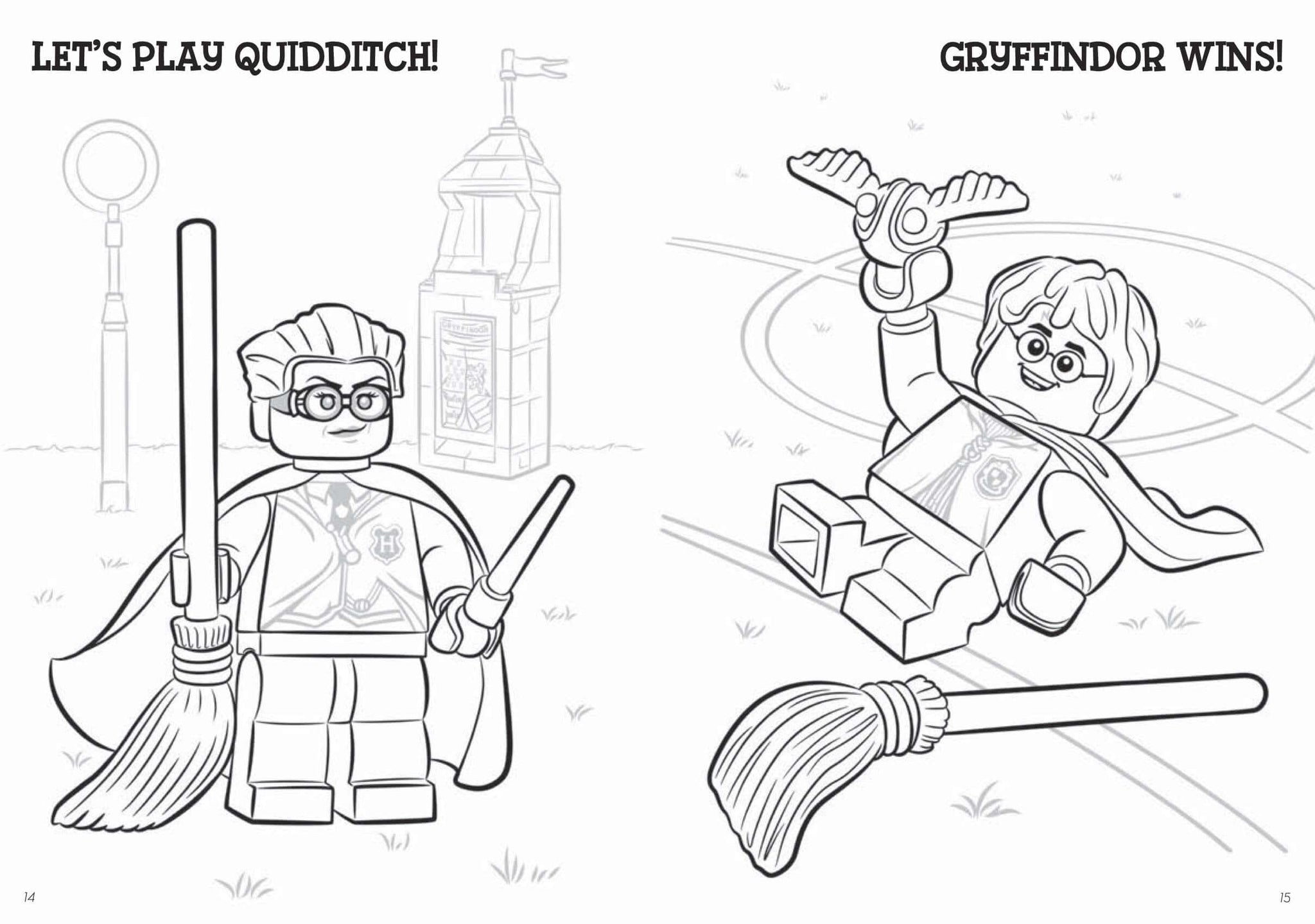 14 Free Unofficial Harry Potter Spells Coloring Pages