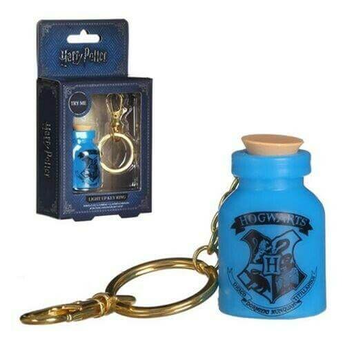 HARRY POTTER HOGWARTS Potion Bottle Light Up Key Ring Keyring