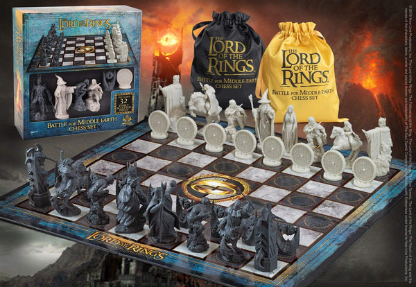 Lord of the Rings Chess Set LOTR Themed Chess Pieces in Gold -  Portugal