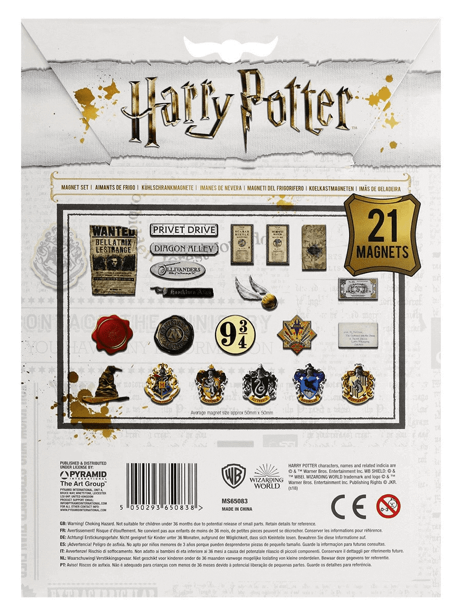 Harry Potter Magnet Set - Harry Potter merchandise