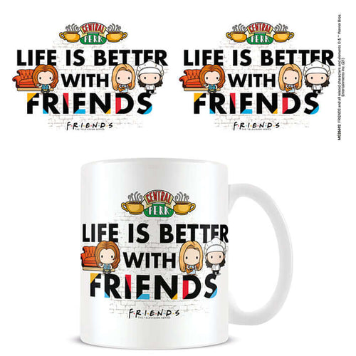 FRIENDS LIFE IS BETTER WITH FRIENDS MUG