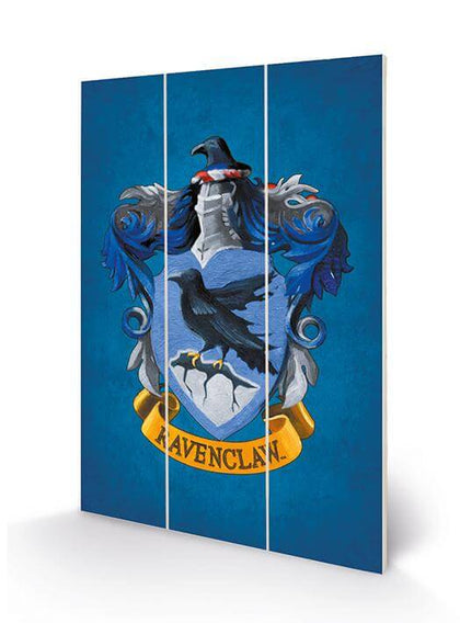 Ravenclaw House Crest Wooden Print - Harry Potter merchandise