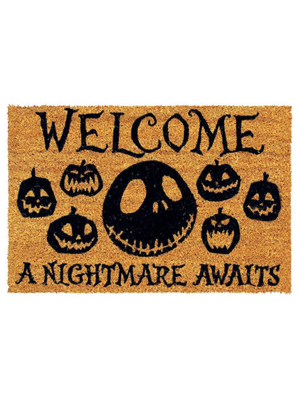 Nightmare Before Christmas Doormat- Nightmare Awaits- Fandom Shop