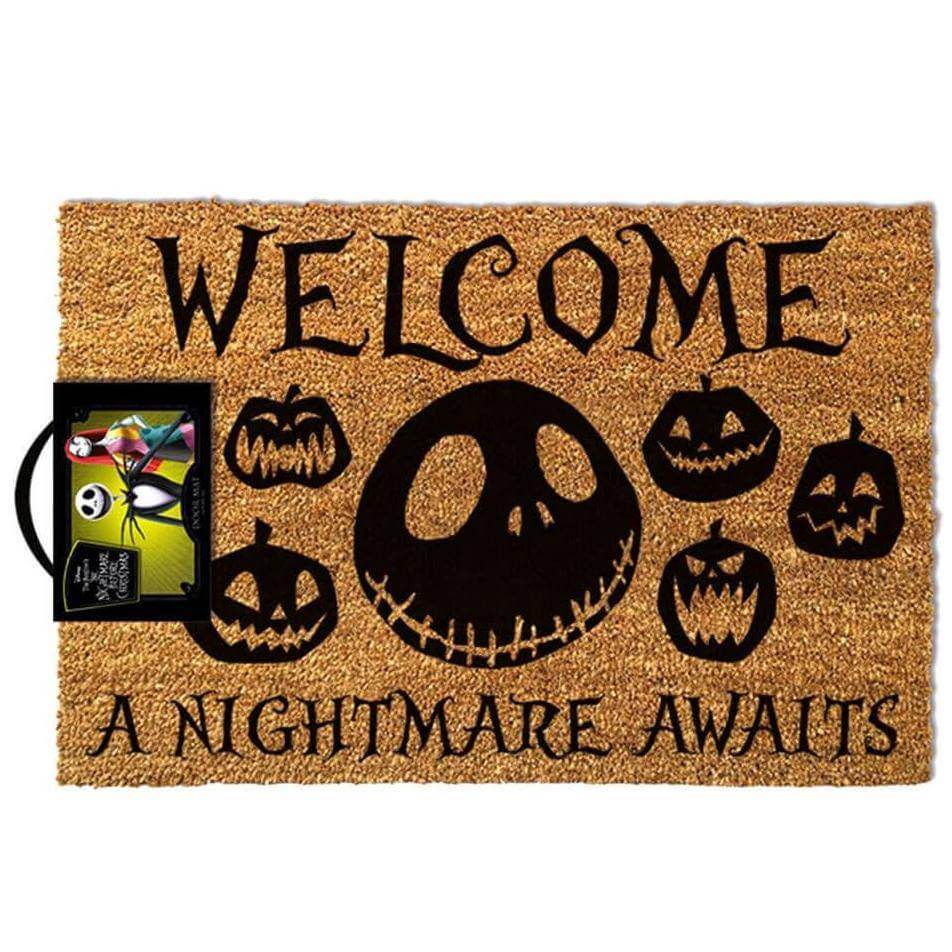 Nightmare Before Christmas Doormat- Nightmare Awaits