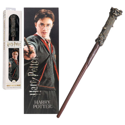 Harry Potter PVC Toy Wand & Bookmark- House of Spells