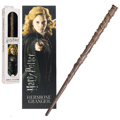Hermione Granger PVC Toy Wand & Bookmark- Harry Potter wands