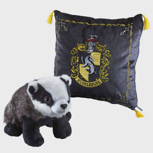 Plush Hufflepuff House Mascot & Cushion