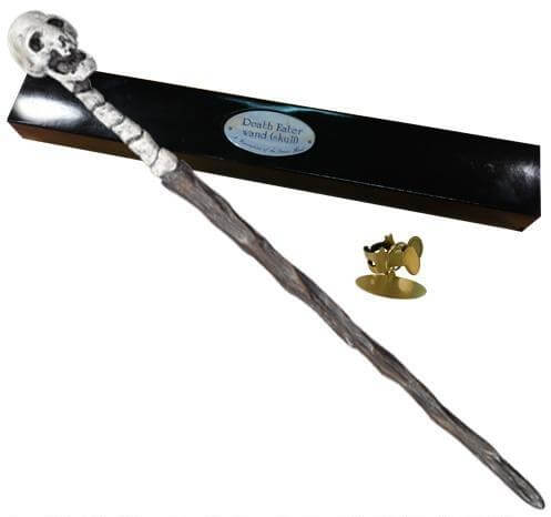 Death Eater Character Wand - Skull