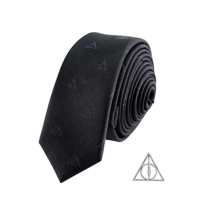 Deluxe Deathly Hallows Deluxe Tie - Harry Potter merchandise