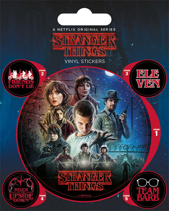 Stranger Things One Sheet Vinyl Sticker