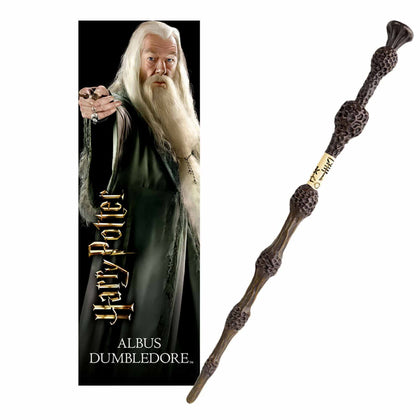 Professor Dumbledore PVC Toy Wand & Bookmark - Harry Potter wands