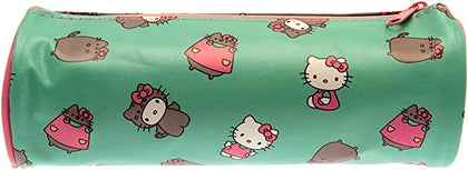Pusheen Hello Kitty Barrel Pencil Case
