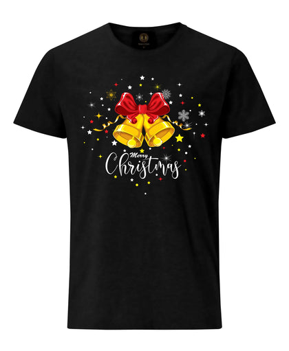 Christmas Bells T-Shirt- Black