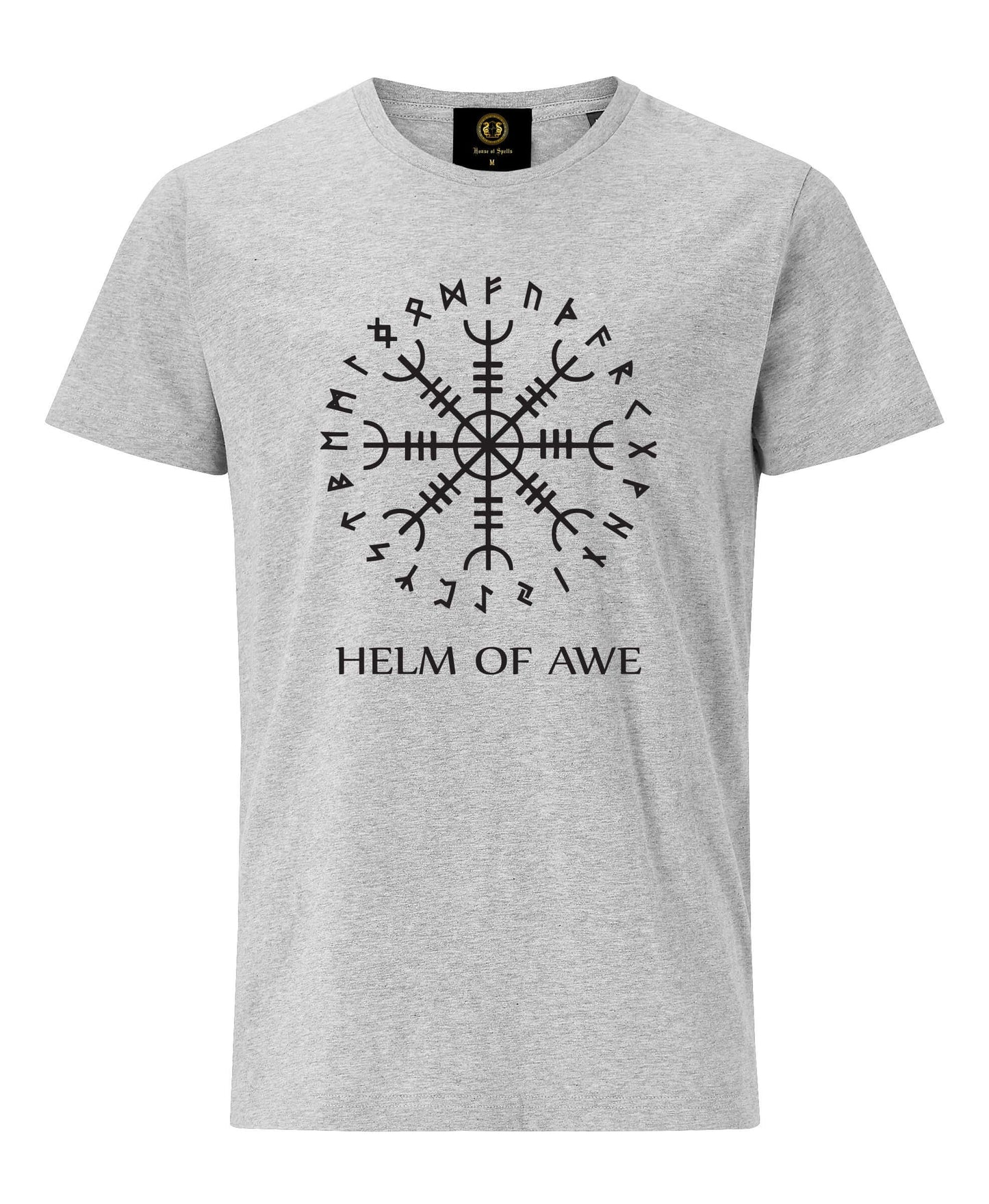 Helm of Awe T-Shirt- Grey | Viking costume