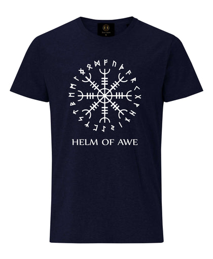 Helm of Awe T-Shirt- Navy | the Vikings