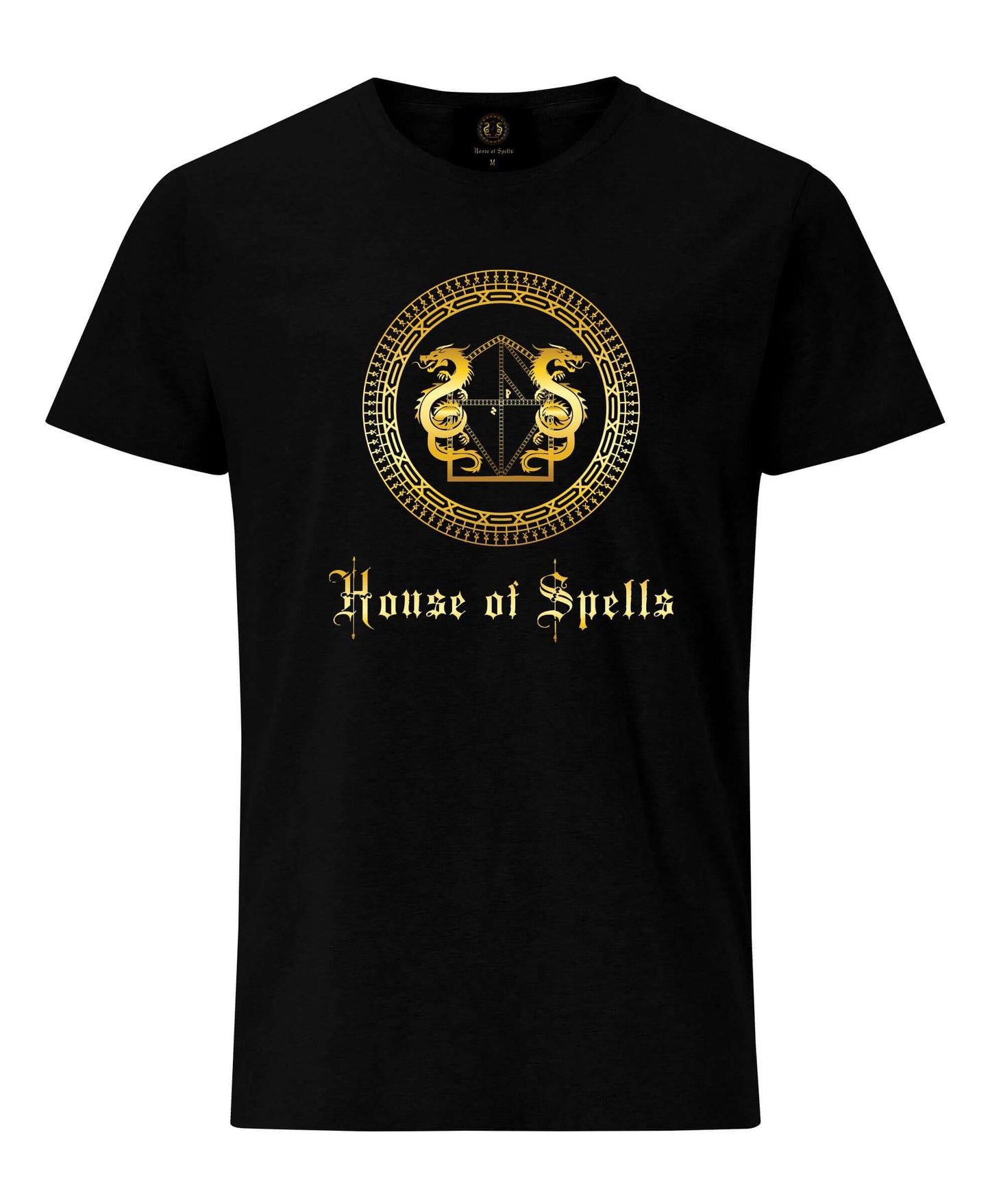 House of Spells T-shirt with Logo- Black | Viking gifts