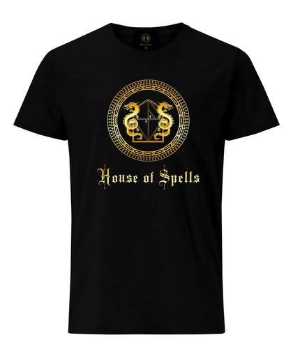 House of Spells T-shirt with Logo- Black | Viking gifts