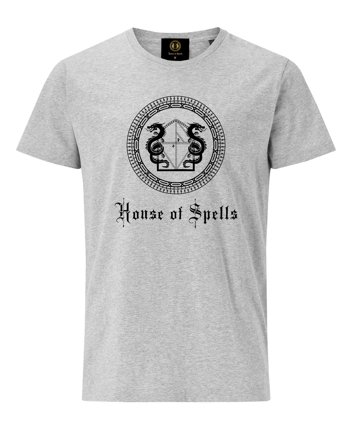 House of Spells Logo T-Shirt- Grey | Viking costume