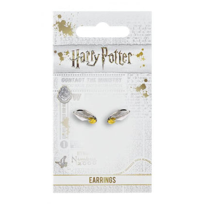 Official Golden Snitch Stud Earrings at the best quality and price at House Of Spells- Fandom Collectable Shop. Get Your Golden Snitch Stud Earrings now with 15% discount using code FANDOM at Checkout. www.houseofspells.co.uk.