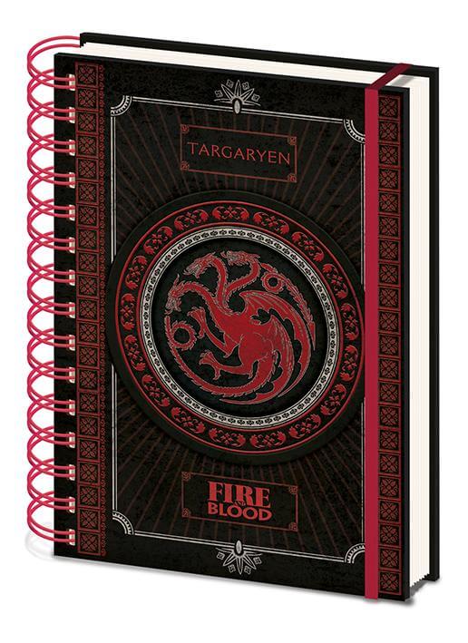 Game of Thrones (Targaryen)-A5 Wiro Notebook