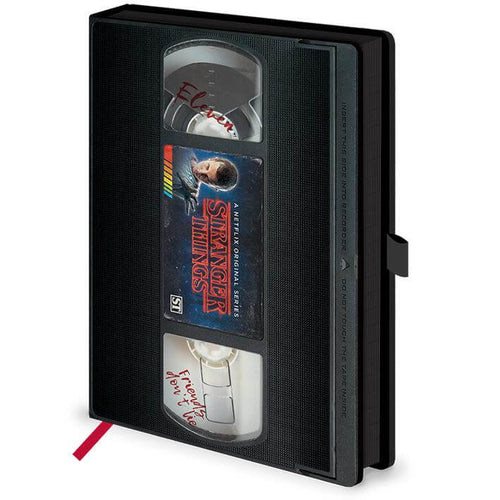 Stranger Things Season 1 VHS Premium A5 Notebook
