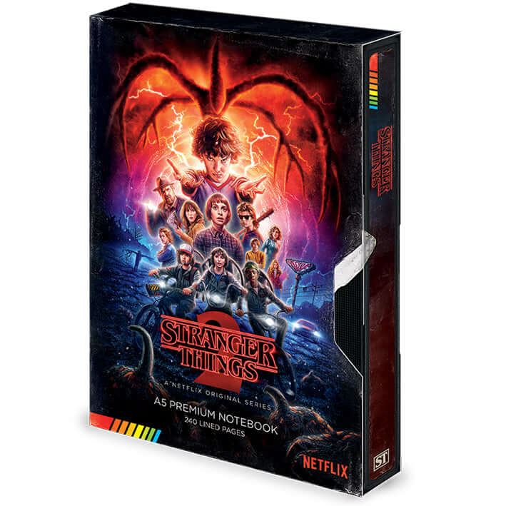 Stranger Things Season 2 VHS Premium A5 Notebook