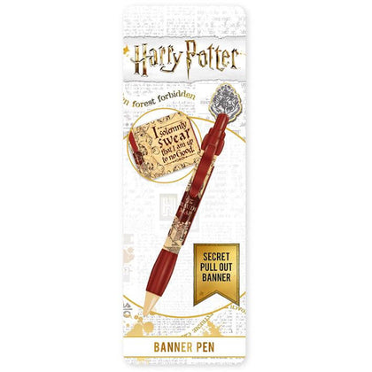 Official Marauder's Map Pen With Banner at the best quality and price at House Of Spells- Fandom Collectable Shop. Get Your Marauder's Map Pen With Banner now with 15% discount using code FANDOM at Checkout. www.houseofspells.co.uk.