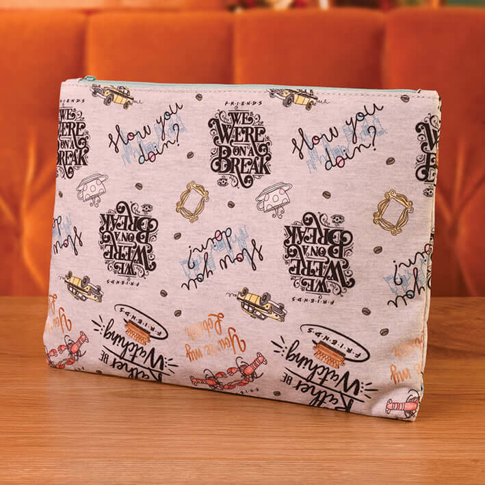 FRIENDS MARL OVERSIZE FLAT PENCIL CASE- Fandom Shop