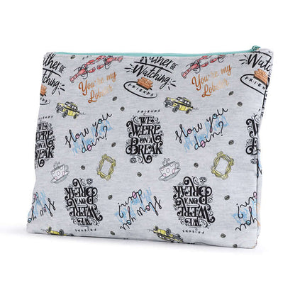 FRIENDS MARL OVERSIZE FLAT PENCIL CASE