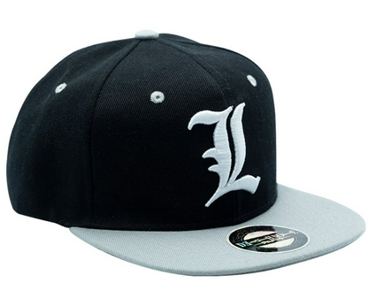 Death Note  Black & Grey Cap 'L'