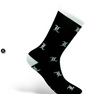 Death Note L  Black & White Socks