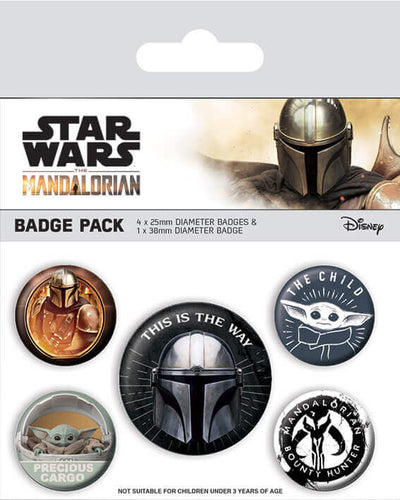Star Wars - The Mandalorian Badge Pack