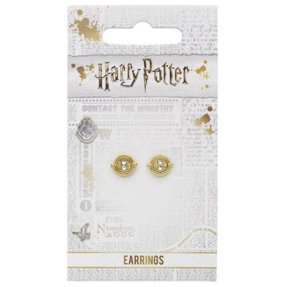 Official Time Turner Gold Plated Stud Earrings at the best quality and price at House Of Spells- Fandom Collectable Shop. Get Your Time Turner Gold Plated Stud Earrings now with 15% discount using code FANDOM at Checkout. www.houseofspells.co.uk.