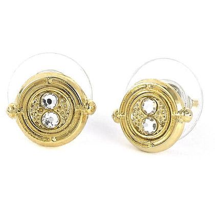 Time Turner Gold Plated Stud Earrings
