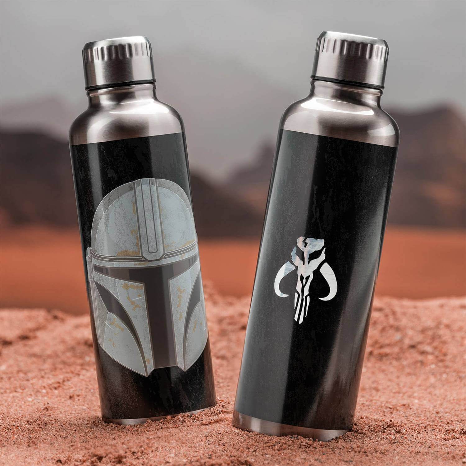 The Mandalorian Metal Water Bottle- Fandom Shop