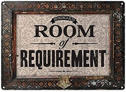 Tin Sign Small - Harry Potter Room