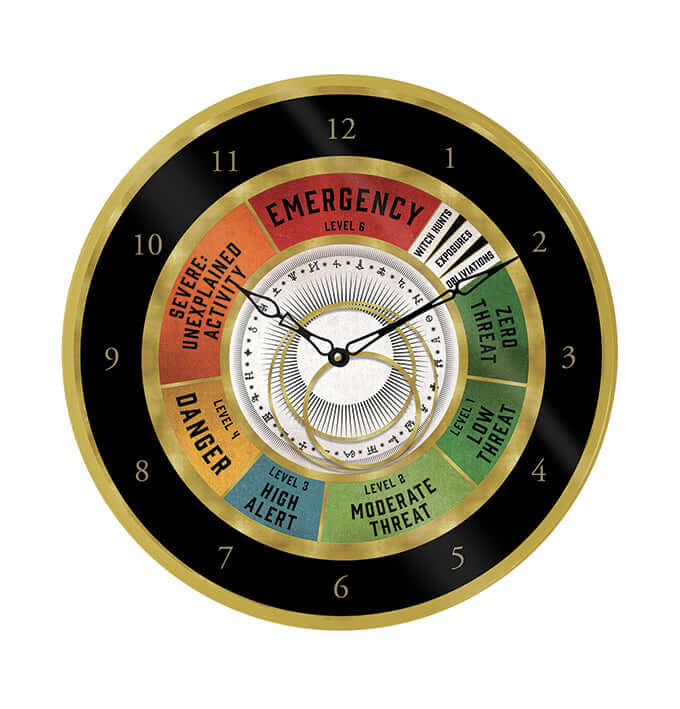 WIZARDING WORLD EMERGENCY WALL CLOCK