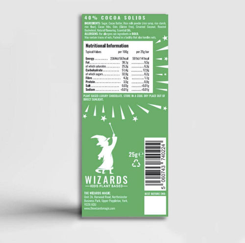 Wizard Kids Plant Based Mint Chocolate