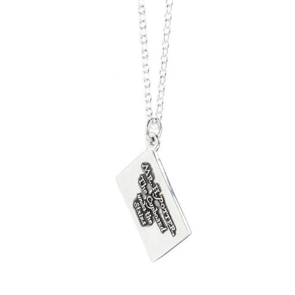 Hogwarts Letter Sterling Silver Charm Necklace- House of Spells