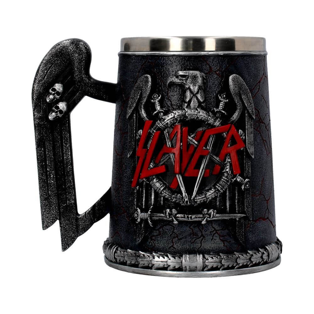 Official Slayer Tankard at the best quality and price at House Of Spells- Fandom Collectable Shop. Get Your Slayer Tankard now with 15% discount using code FANDOM at Checkout. www.houseofspells.co.uk.