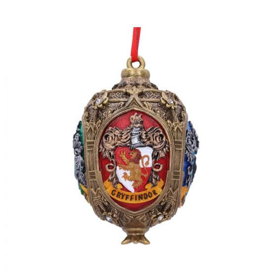 Four House Hanging Ornament